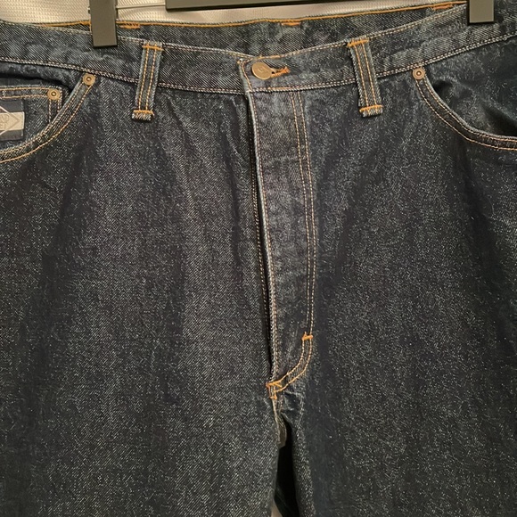 Diamond Gusset Dark Wash Regular Fit Jeans - Picture 4 of 9